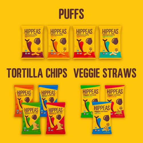 Chickpea Puffs, Flavor Blast: Blazin' Hot, 0.75 Ounce (Pack of 18), 3g Protei... - Picture 3 of 4