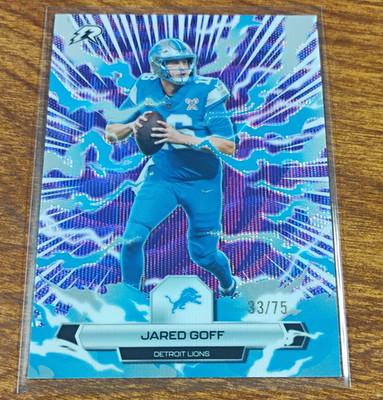 2026 Topps Resurgence Blue Surge Jared Goff No.31,   33/75