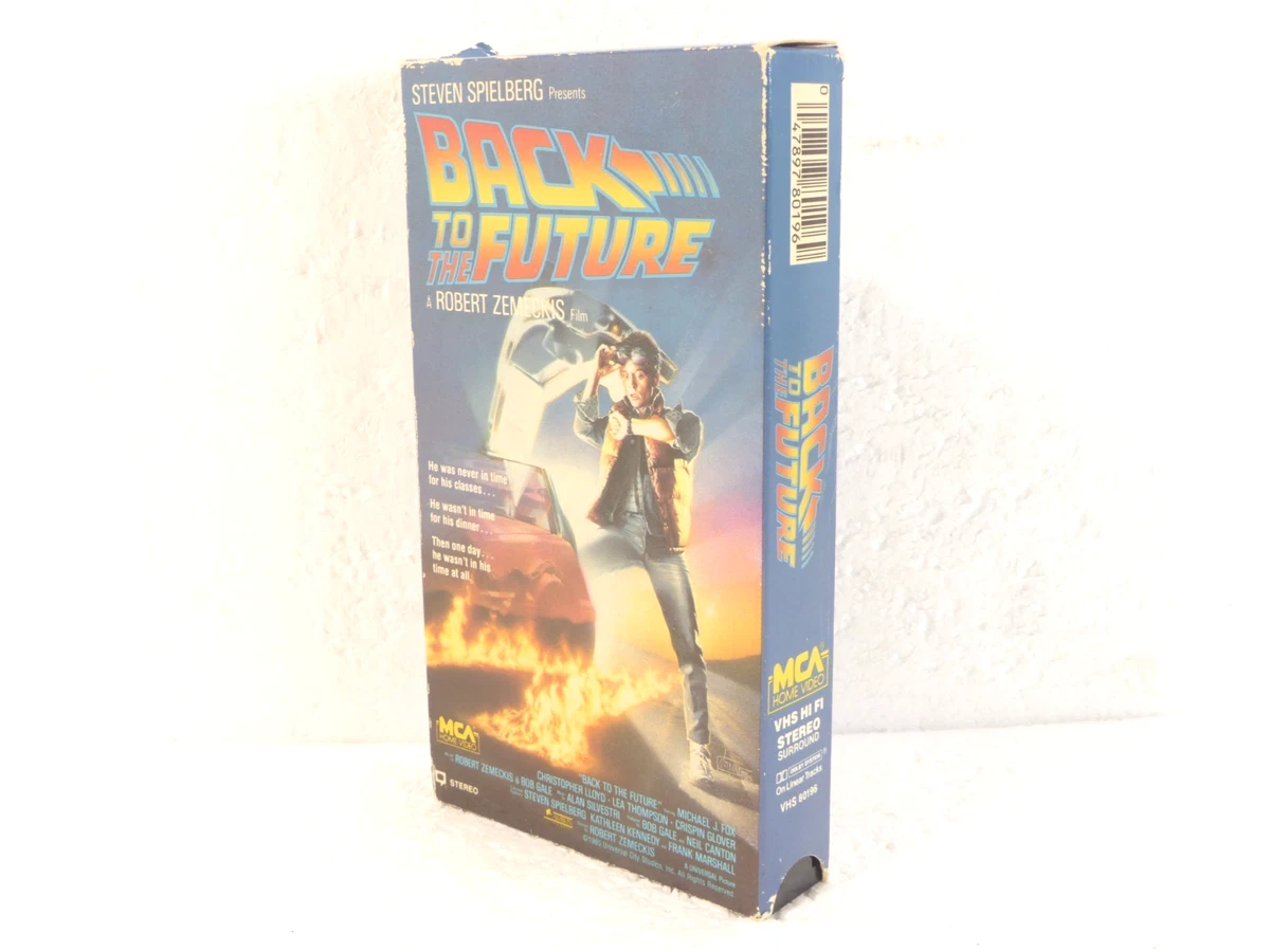 Michael J. Fox Comedy Back to the Future (1985 film) VHS Tapes for