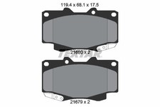 Textar 2168003 Bremsbelagsatz, Scheibenbremse für TOYOTA