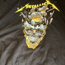 Metallica Black T-Shirt  official merch 25/26 Tour Dates Back Print ladies3xl
