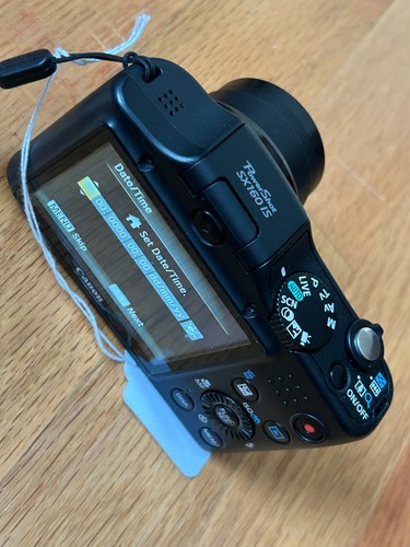 Canon PowerShot SX160 IS 16.0MP Digital Camera Black Compact Digi Cam Tested - Picture 3 of 4