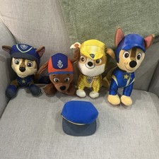 Paw Patrol Plush Stuffed Animal Toy Set 9-10 Inch Lot Of 4