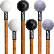 Timber Drum Co. Percussion Mallet Bundle — U.S.A. ASSEMBLED — 3 Pair Set 