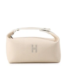 HERMES Brid a Black Size PM Canvas Beige