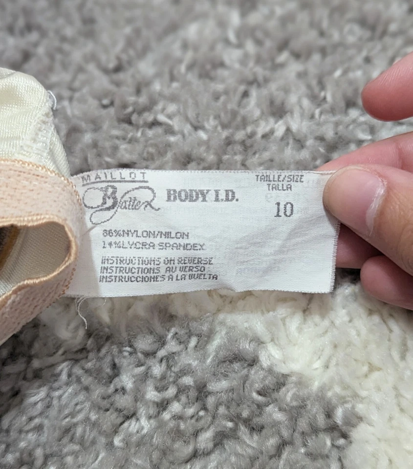 CUERPO VINTAGE MAILLOT BALTEX I.D. AZUL UNA PIEZA DAMAS Talla 1O MODERNO 4/6 Foto 4 de 4