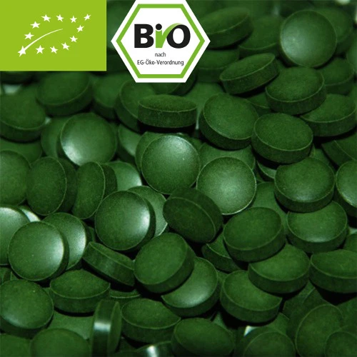 BIENENSCHWARMMM 500g Bio Chlorella, 2000 Presslinge ohne Zusätze - 100% Bio mit Analyse