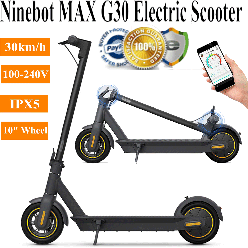 Segway Ninebot Max G30 Electric Scooter 30km/h 65km Range Dual Brake EU-Black NOW £502.31 w/code PICK8OFF @ eBay Segway Ninebot Max G30 Electric Scooter 30km/h 65km Range Dual Brake EU-Black NOW £502.31 w/code PICK8OFF @ eBay