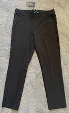 NWT New Adrianna Papell Pants Women  s Size 6 Black Pull On
