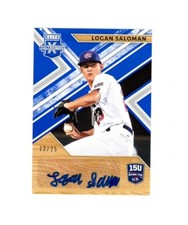 2019 Elite Extra Edition SP LOGAN SALOMAN AUTO /25! USA 15U Team 