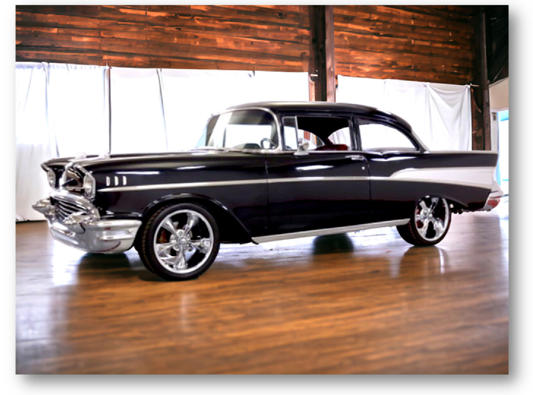 1957 Chevrolet Chevy 210 Retro Refrigerator Fridge Locker Tool Box Magnet