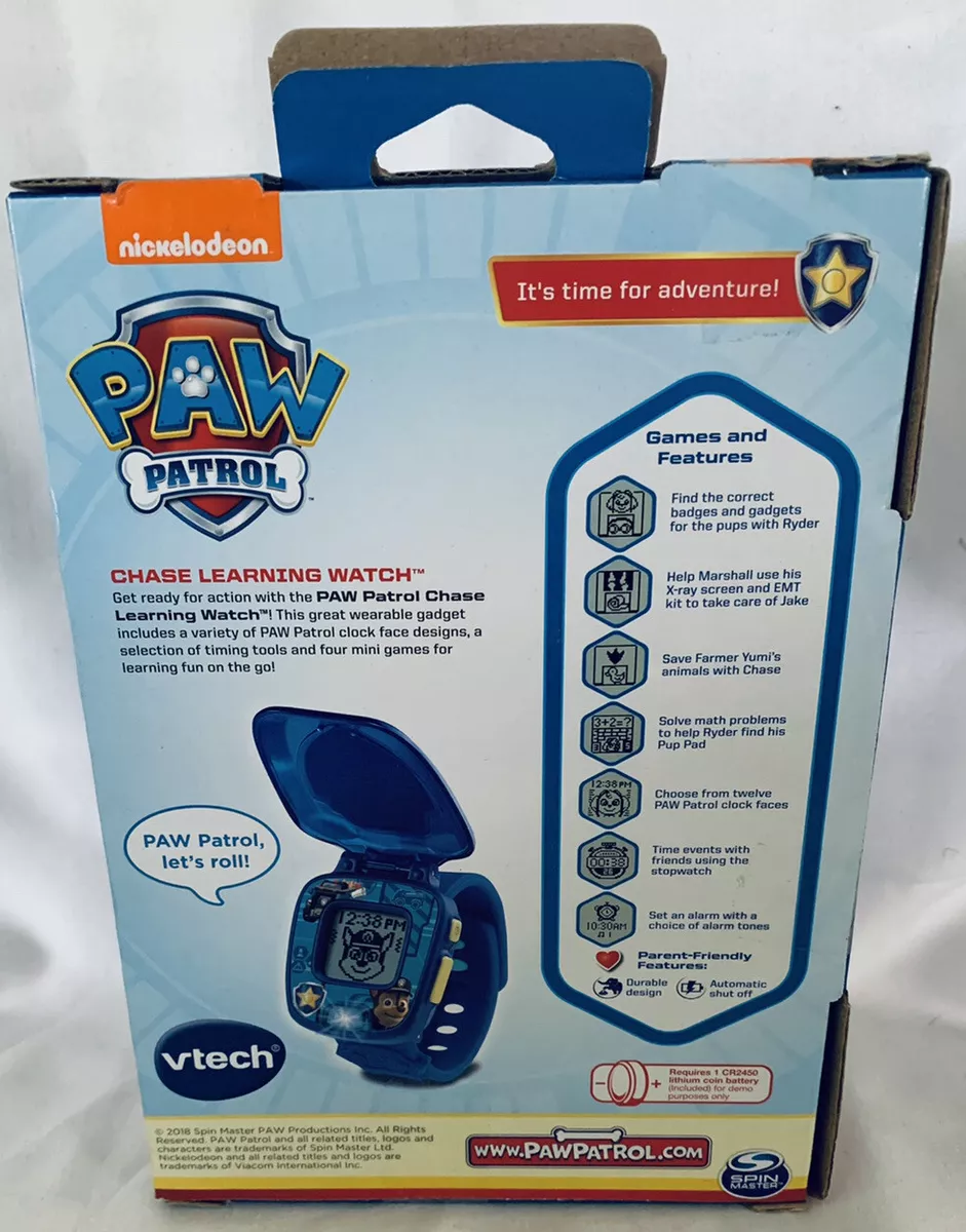 Reloj infantil Vtech de Chase Patrulla Canina La Película - Juego de  estimulación temprana - Comprar en Fnac