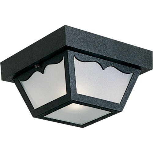 Progress Lighting P5744 Ceiling Mount Series 8-1/4" Single-Light - Black