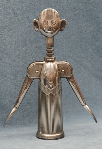 PULL VINO ARGENTO PLACCATO SOMMELIER, MADE IN ITALY, ISPIRATO A MODIGLIANI! (PK) - Foto 5 di 6