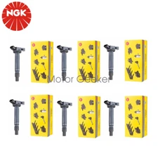 6 x 9091902250 NGK OEM Ignition Coil For LEXUS GS350 GX460 IS250 IS300 GS450H