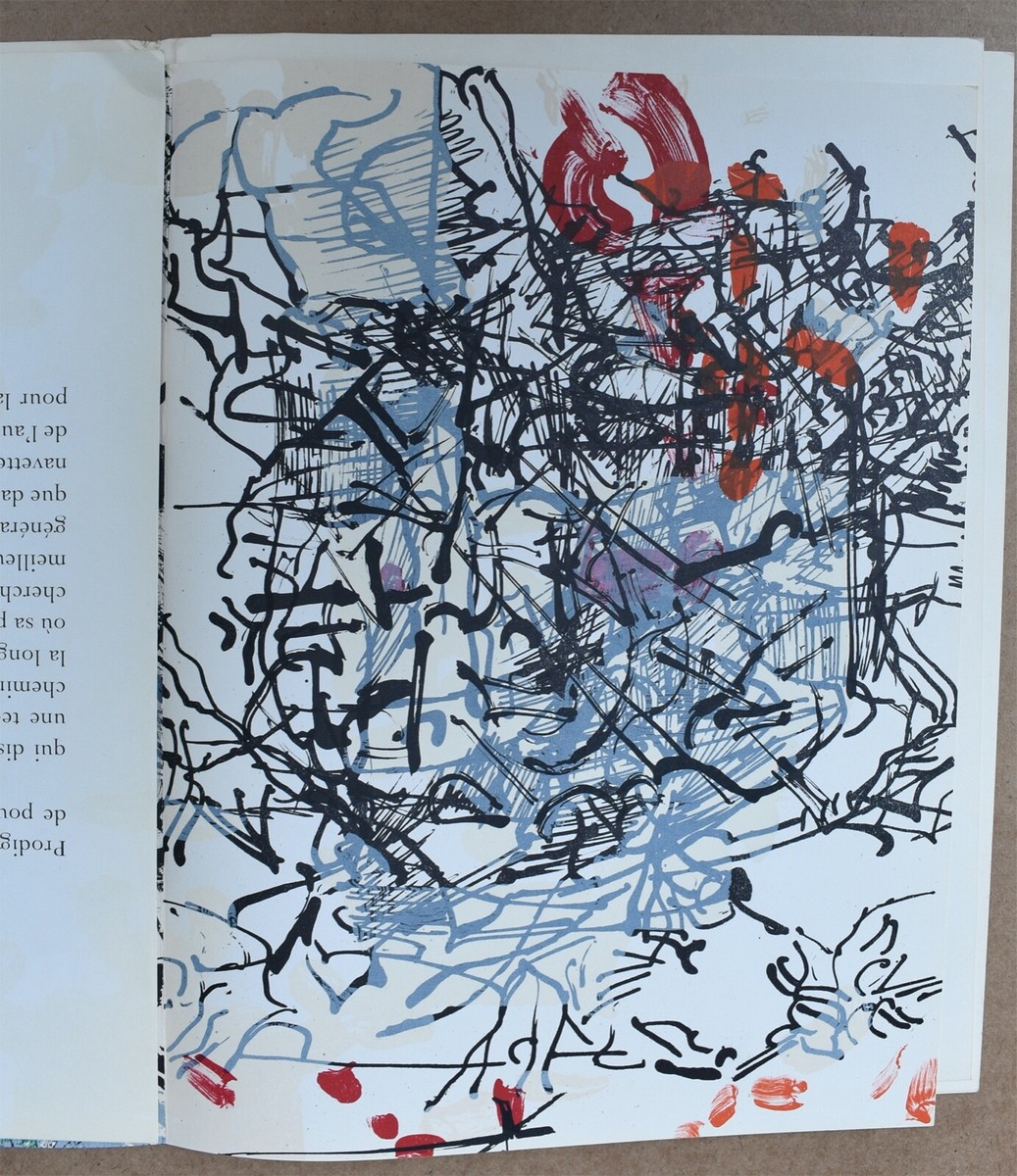 Jean Paul RIOPELLE No. 171 Derriere Le Miroir Original Seven