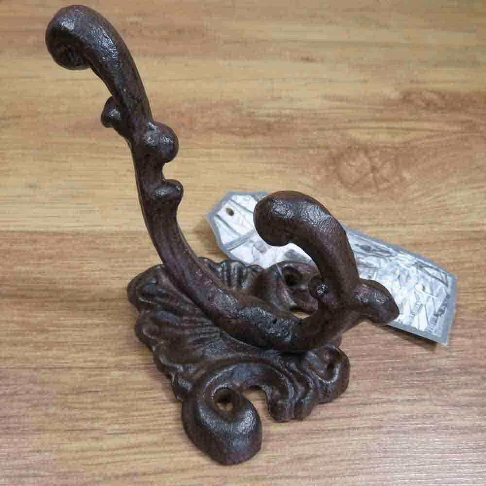Garderobenhaken Aus Eisen, Kleiderhaken Im Antikem Design, Eisen-Rostig