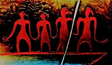 48"x28 "  Giclée Canvas Print with 1.5” thick Gallery Stretch ( ready to hang).