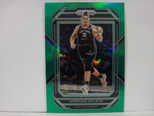 2020-21 Panini WNBA Prizm Stefanie Dolson Green Prizm #58 Chicago Sky