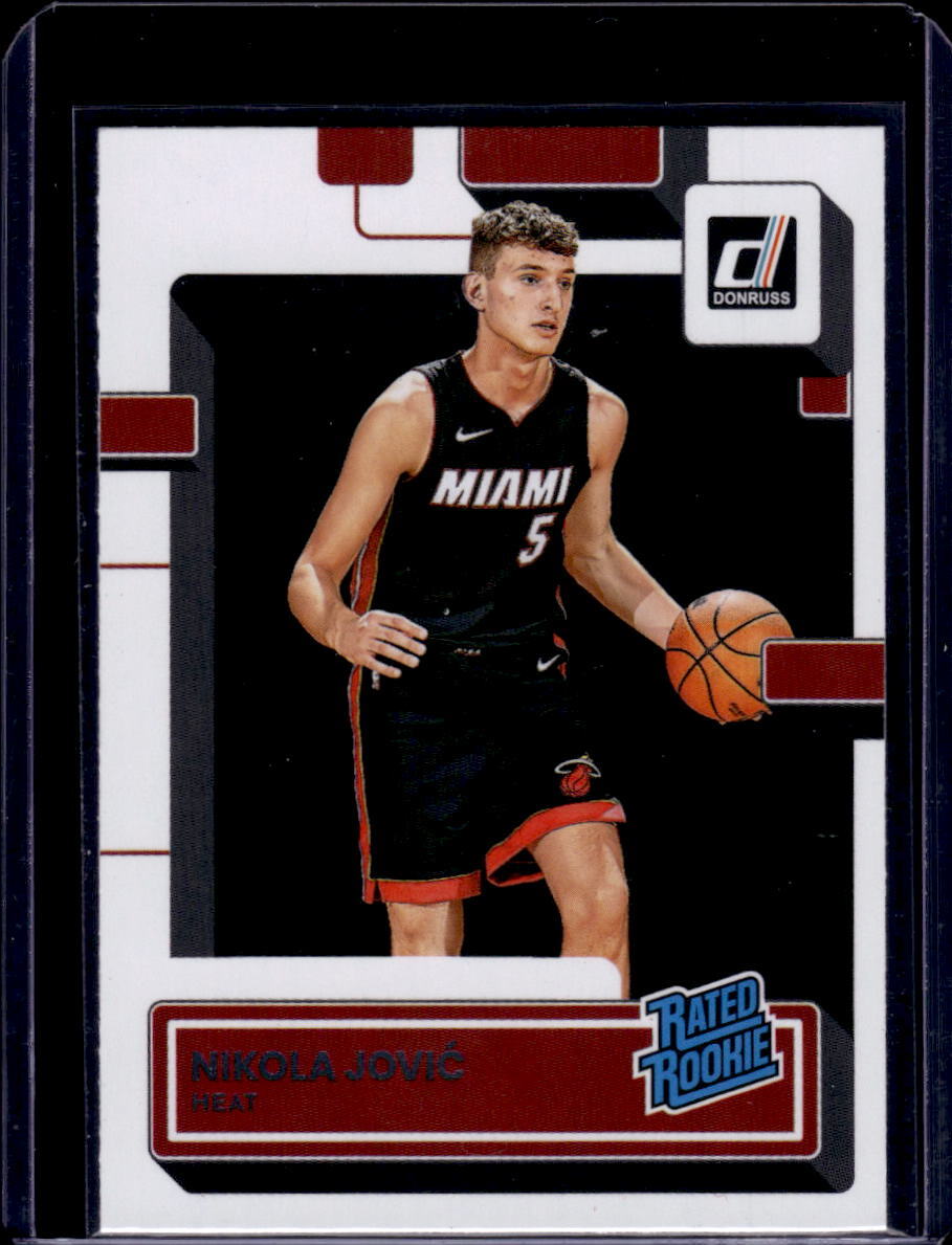 2022-23 Donruss #227 Nikola Jovic Silver Press Proof