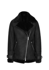 Reiss Women’s Real Shearling Jacket Size M