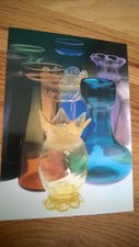 Cool Advertisement Postcard " HYACINTH VASES-" ALAN.GOFFMAN ,NYC,, Made inUSA