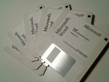Microsoft Word Version 5.0 Apple Macintosh - 3.5" floppy disks
