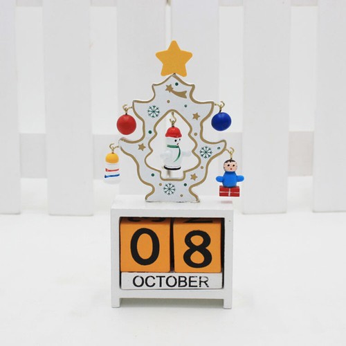 Countdown Block Holiday Calendar Tree Ornaments Christmas Decoration - Picture 9 of 12