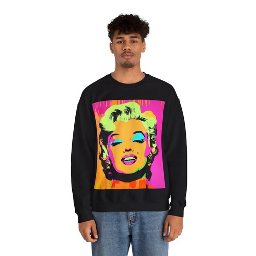 MARILYN MONROE POP ART FASHION ICONIC SWEATSHIRT GIFT MEN WOMEN HIM HER MOM WIFE - Picture 10 of 16