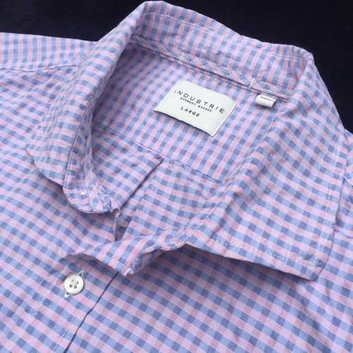Waffle check Blue Pink garment maker | eBay