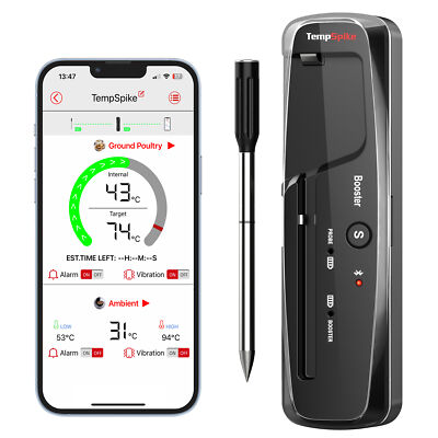 ThermoPro TempSpike Fleischthermometer Kabellos Grill Bluetooth IP67 TP961