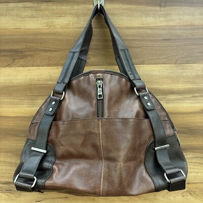 Matt and Nat Brown Vegan Faux Leather Large Shoulder Bag Weekender