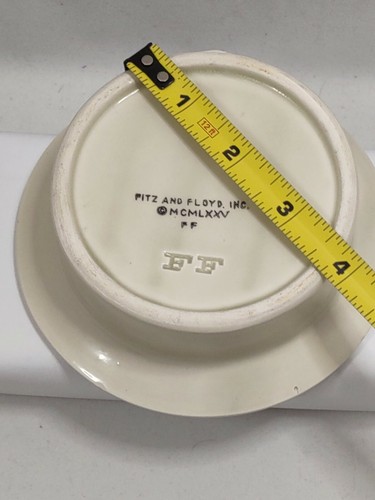 Fitz and Floyd Whimsical Zip It Up Trinket Dish (1970's) - Picture 9 of 9