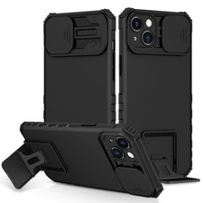 For iPhone 15 14 Plus 11 12 13 Pro Max Slide Camera Lens Protection Bracket Case