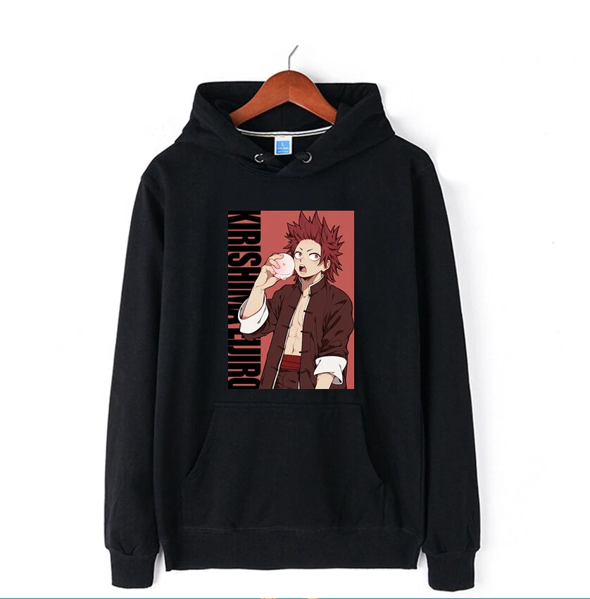 My hero academia cotton hoodie sales