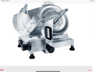 10'' ZBS-10A Stainless Steel Blade Electric Deli Meat Cheese Food Ham Slicer C...