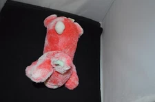 Animal Adventure Pink White Frosted Bunny Rabbit Plush Stuffed Animal 9" V1