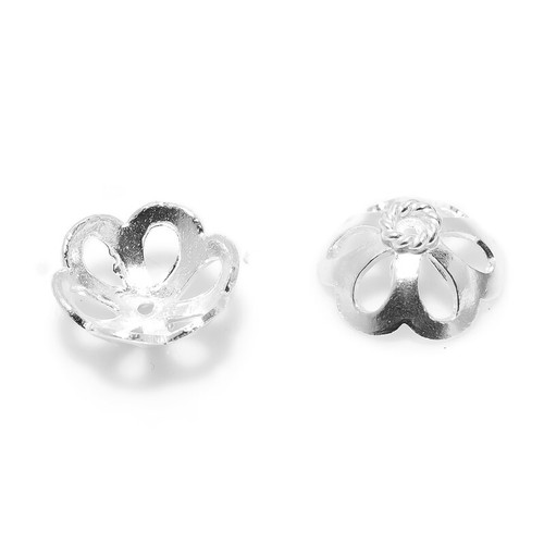 Andante-Stones 925 Perlina D'Argento Charm Pendenti Con Cristallini Che