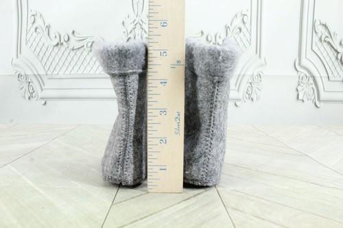 LL Bean Kids Gray Polyester Felt Replacement Warm Boot Liners Inserts Size 6 - Picture 9 of 10