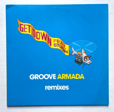 Groove Armada ft Stush - Get Down (Remixes) * 12' Vinyl * 2007 * Free P&P UK *
