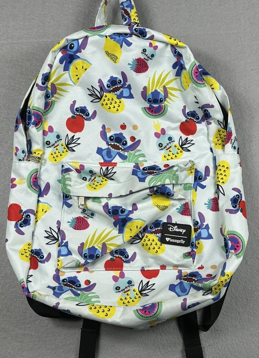 Disney Loungefly Stitch Pineapple Large Size Backpack Disney | Bags | Disney Loungefly Stitch Pineapple Large Size  main image 3