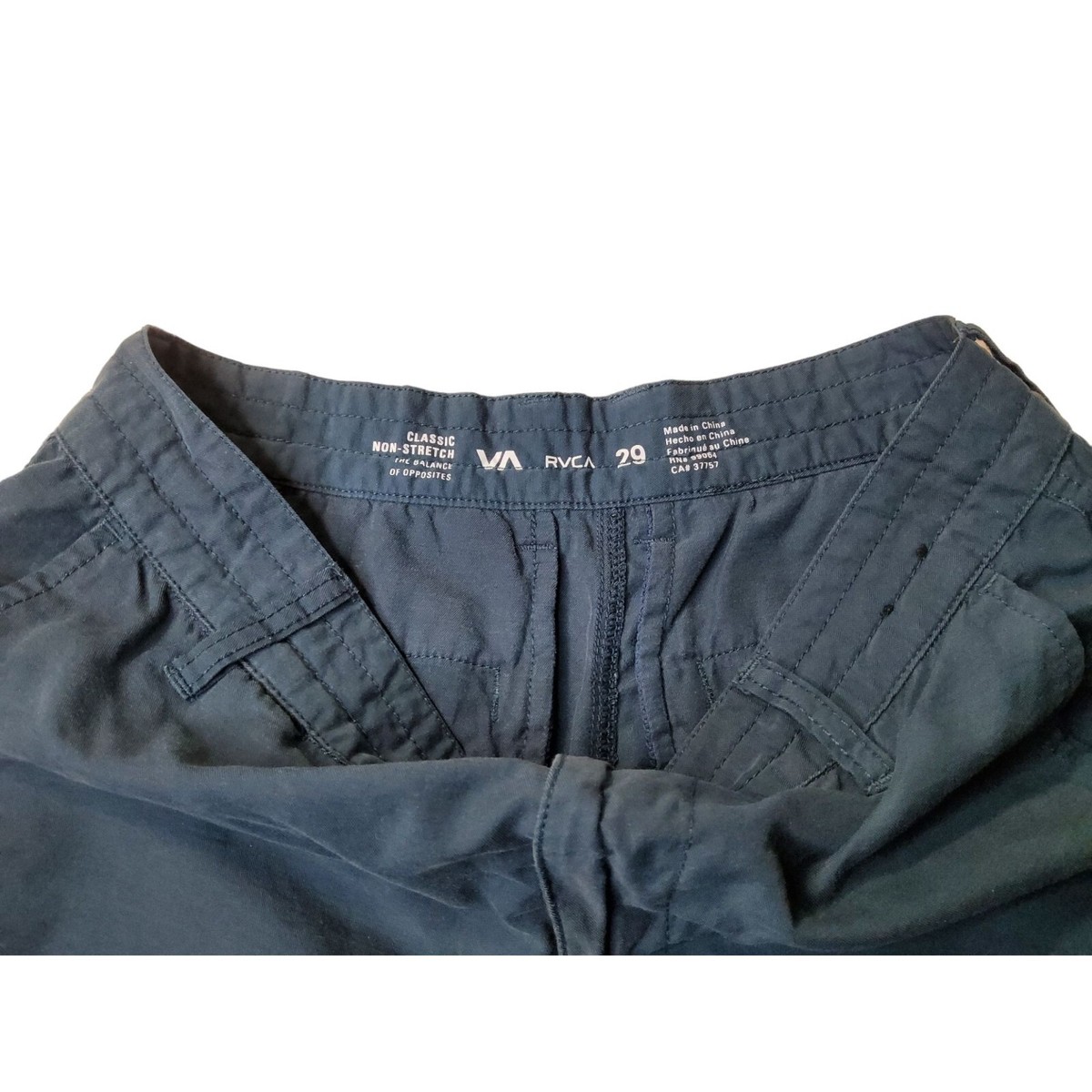 RVCA ジャーフル3/2 Msize mens rvca classic blue non-stretch shorts size 29 | eBay