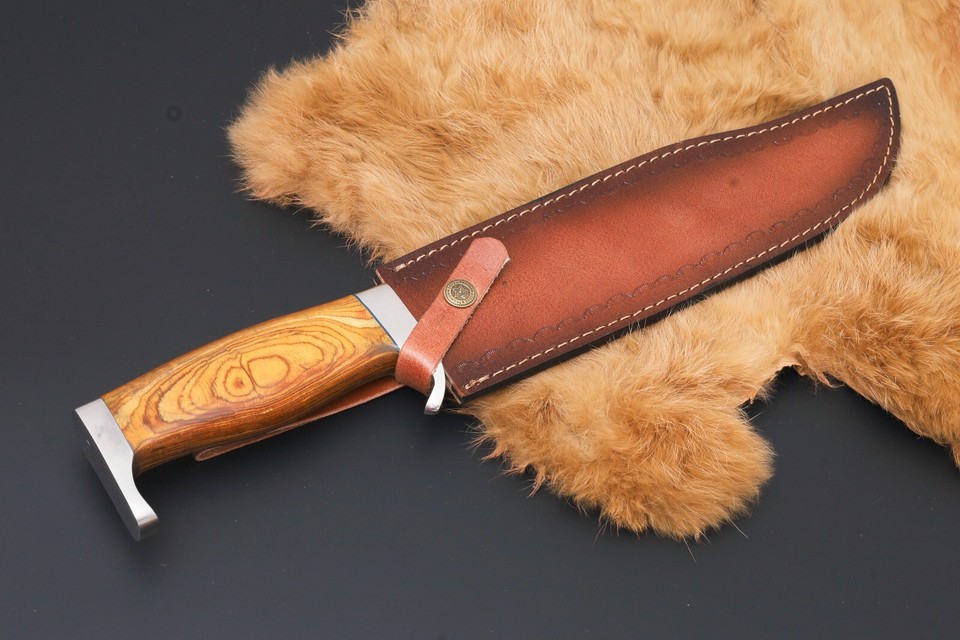 CUSTOM HANDMADE D2 TOOL 17" STEEL HUNTING KNIFE TACTICEL MACHETE KNIFE