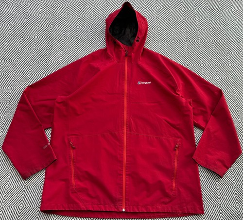 Men's Berghaus GORETEX WATERPROOF Jacket RED Size XXXL OUTDOOR