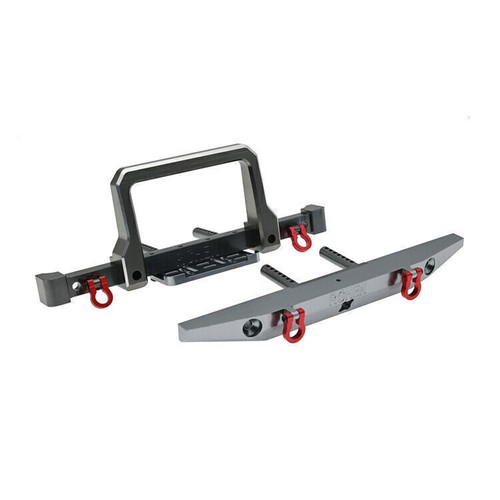 Paraurti anteriore posteriore in metallo per 1/10 MN999 Trx-4 SCX10 90046 90047 ASSIALE JCH - Foto 16 di 17