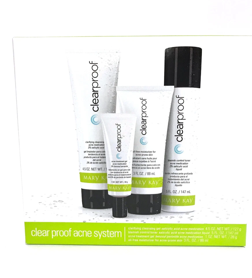 MARY KAY PRUEBA TRANSPARENTE~TÚ ELIGES~LIMPIADOR~TÓNER~MASCARILLA~GEL PARA ACNÉ~A PRUEBA DE CLARIDAD~¡NUEVO SIN CAJA! Foto 2 de 4