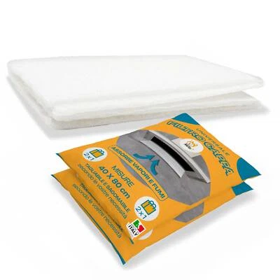 Filtro Cappa cucina Universale Akitaink 40x80 cm - Elimina Odori e Grassi 2 PZ