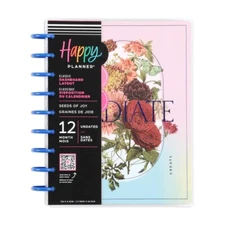 Undated Seeds of Joy Happy Planner CLASSIC DASHBOARD LAYOUT - 12 MONTHS