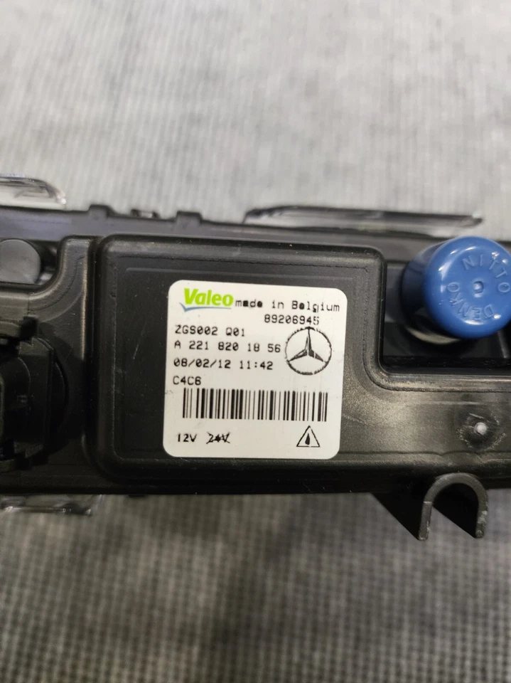 Faro antiniebla derecho pasajero mercedes-benz s400 s500 s550 2010-2013 Foto 2 de 2