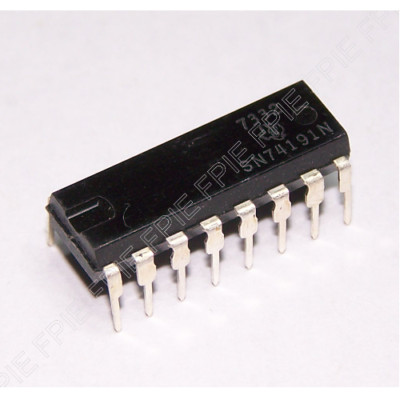 TTL 4-bit Binary Counter by Texas Instruments (SN74191N)